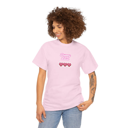 Puppy Love Hearts - Unisex Heavy Cotton Tee