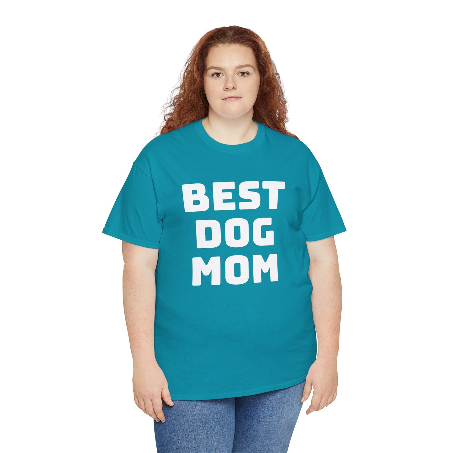 Best Dog Mom - Unisex Heavy Cotton T Shirt for Dog Lovers