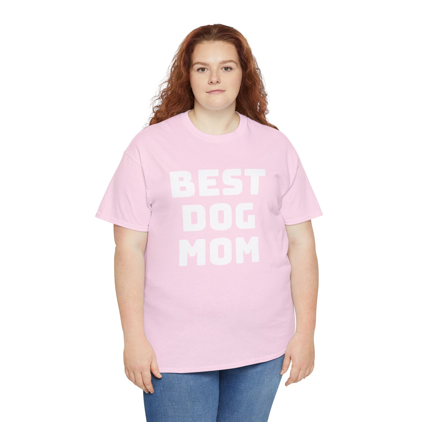 Best Dog Mom - Unisex Heavy Cotton T Shirt for Dog Lovers