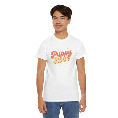 Puppy Love Retro - Unisex Heavy Cotton Tee