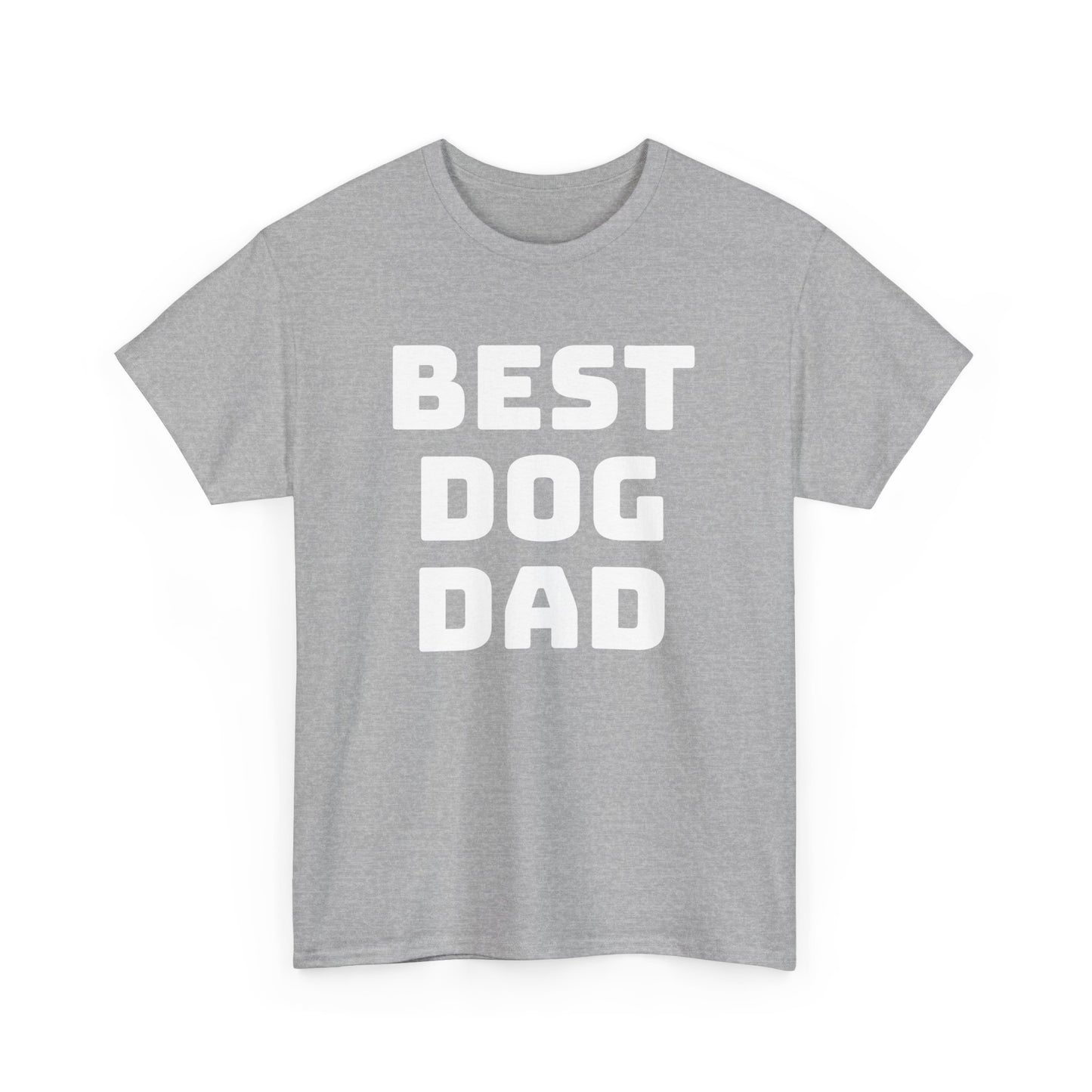 Best Dog Dad - Unisex Heavy Cotton T Shirt for Dog Lovers