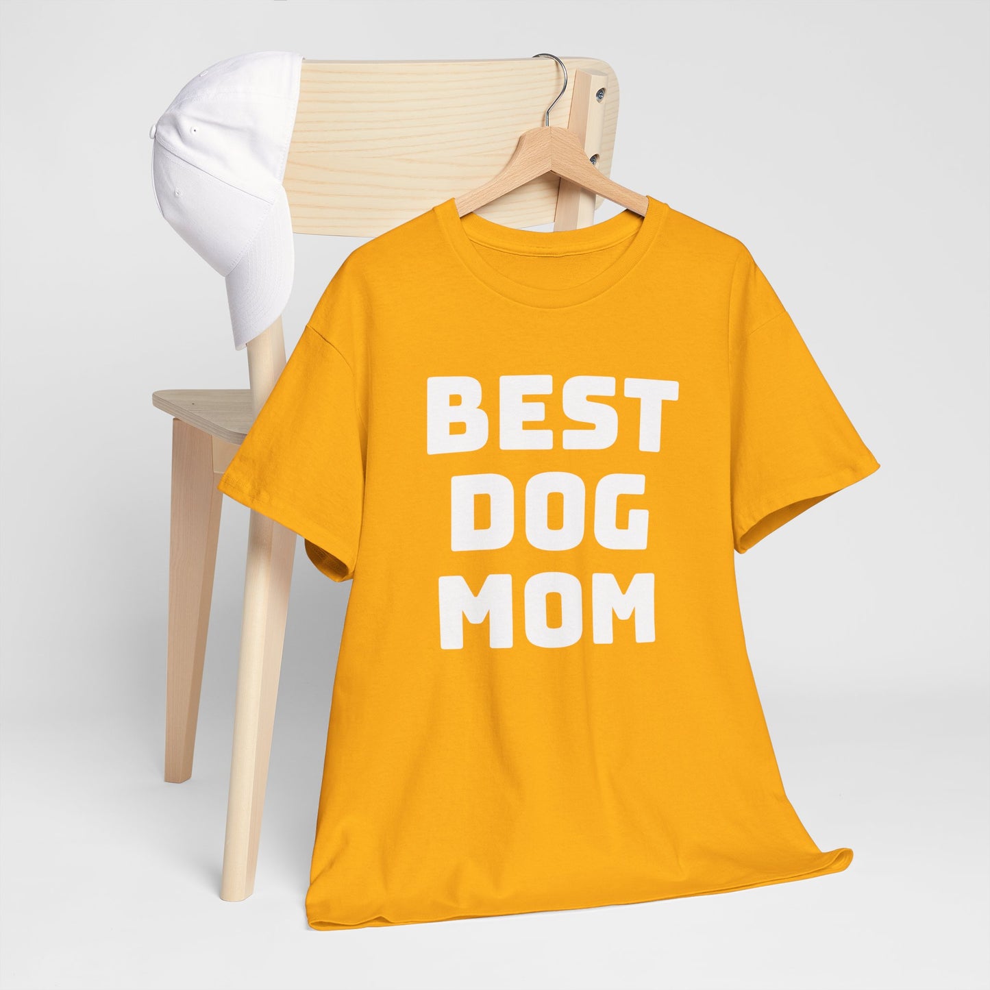 Best Dog Mom - Unisex Heavy Cotton T Shirt for Dog Lovers