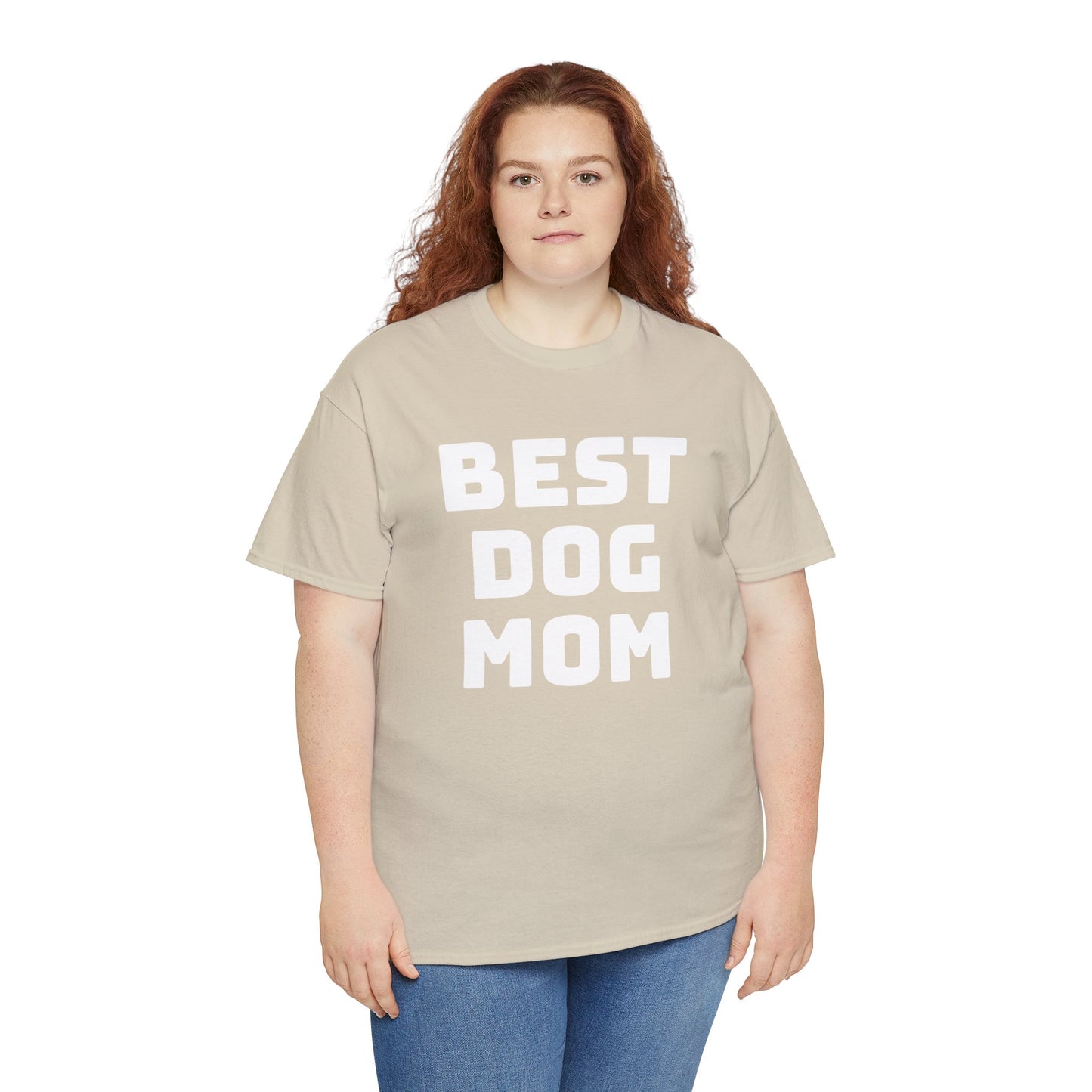 Best Dog Mom - Unisex Heavy Cotton T Shirt for Dog Lovers