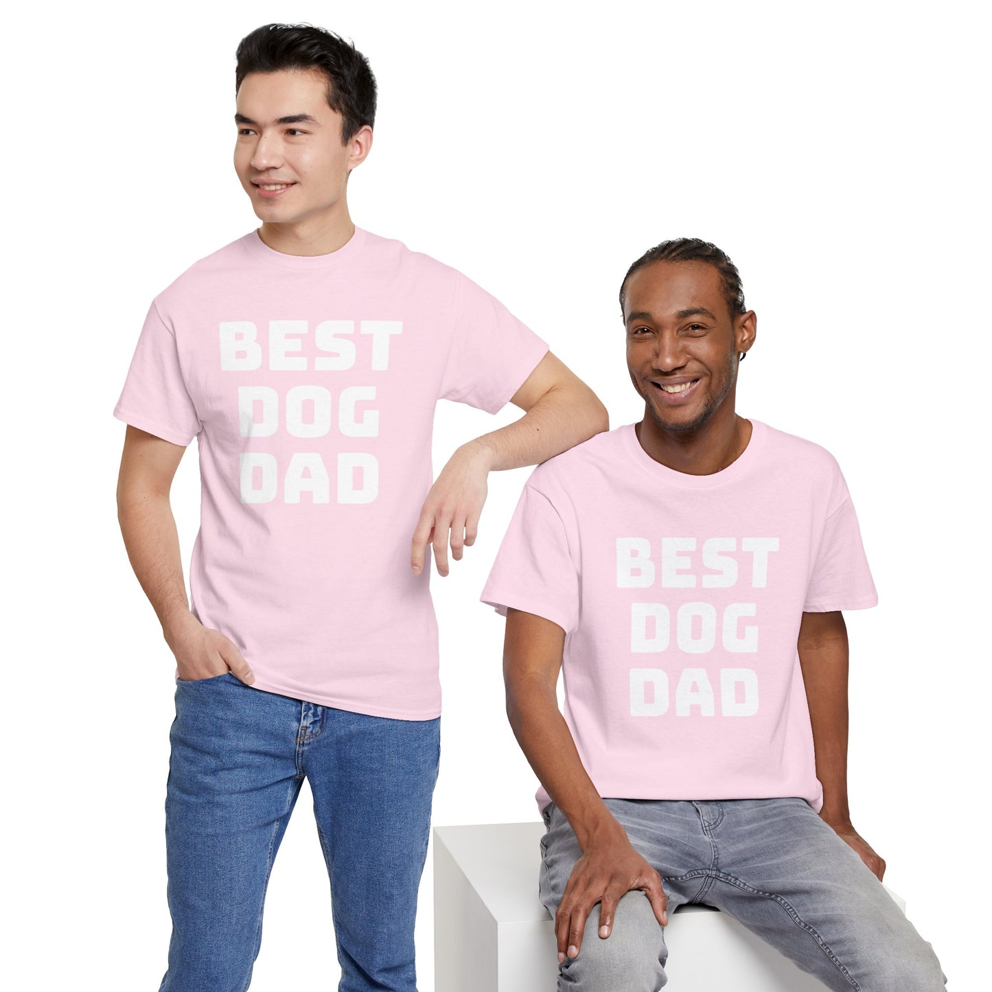 Best Dog Dad - Unisex Heavy Cotton T Shirt for Dog Lovers