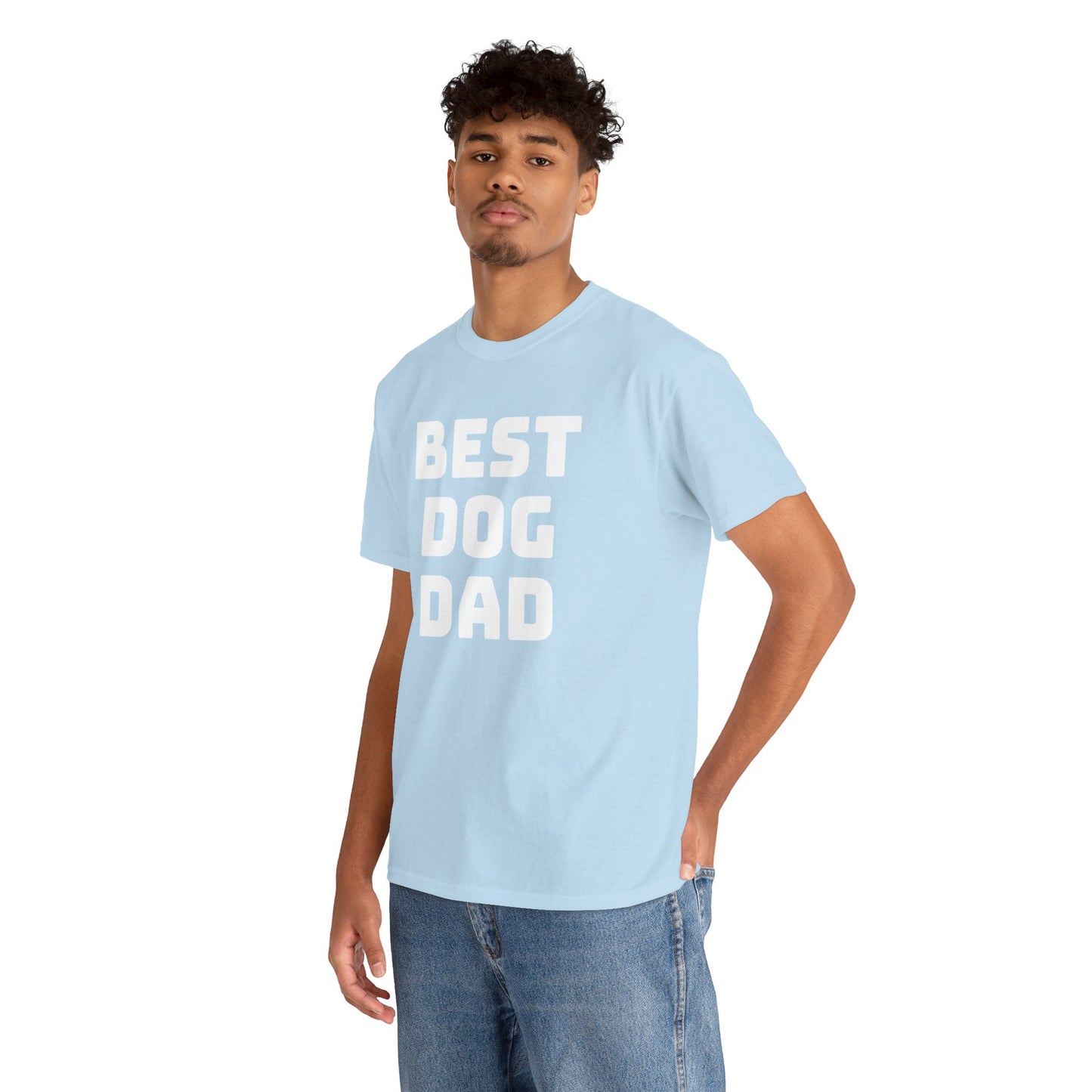 Best Dog Dad - Unisex Heavy Cotton T Shirt for Dog Lovers